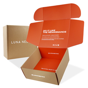 Scatola per Imballaggio di Lusso Personalizzata con Logo per Prodotti Skincare e Scarpe, Scatola di Spedizione in Carta di Alta Qualità - Product Image 3