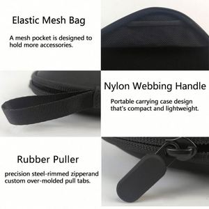 Estuche de Transporte para Auriculares, Ligero, Impermeable, de EVA, para Viajes, Almacenamiento de Auriculares, Portátil para Exteriores - Product Image 6