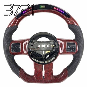 Volante de Fibra de Carbono LED para Jeep Wrangler JK JKU Rubicon Sahara, Mejora Interior, 2011-2018 - Product Image 1