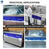Machine à trempage commerciale de 1,2 m de long, de qualité alimentaire, modèle 75 ° Lave-vaisselle professionnel 380V facile à utiliser et durable pour restaurants et cafés
