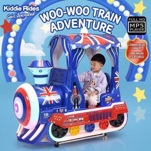 เครื่องเล่นเกมอาร์เคดสำหรับผู้ใหญ่ แบบหยอดเหรียญ รูปแบบรถไฟแกว่ง Jeux Arcade; สำหรับสวนสนุกและห้างสรรพสินค้า - Product Image 2