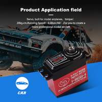 81g HV Brushless Standard Racing Servo 17 22kg.cm Torque Heavy Load Gear for 1:10 Buggy RC Marine Hobby Upgrade Spare Parts