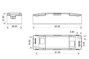 Controlador LED Eaglerise 8W LS-8-180 SI2E, Fuente de Alimentación LED de Corriente Constante, Compacta, 5 Años de Garantía - Product Image 5