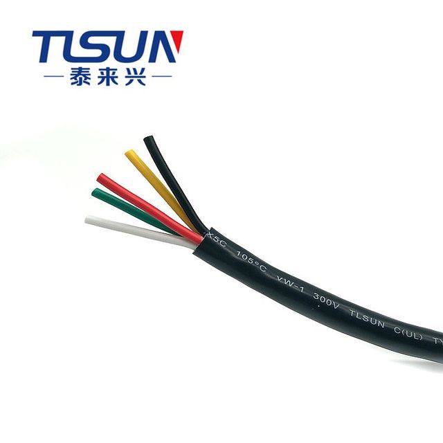 TLSUN High Quality SJTW 5X18awg  Electric Wires Cables for Lighting Equipment