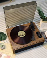 Vente en gros usine populaire HY-T18 – Lecteur de disques vinyles personnalisable avec haut-parleur intégré