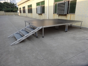 Trình diễn thời trang sân khấu/vuông 4 * 4ft sân khấu nền tảng/Dễ dàng thiết lập khung nhôm chiếu sáng sân khấu - Product Image 3