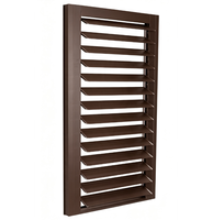 Système de ventilation mural vertical moderne Windowmate, décoration de façade, pare-soleil extérieur réglable, aluminium écologique