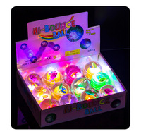 Balle rebondissante élastique lumineuse en cristal, menottes lumineuses, balle rebondissante – Meilleures ventes