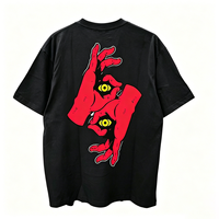 Chemise streetwear surdimensionnée personnalisée pour hommes, fabricants de t-shirts imprimés tendance en Chine