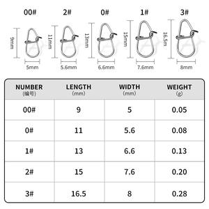 หมุดเสริมแรงสแตนเลส 00 #   2 #   0 #   1 #   3 #   ตะขอเกี่ยวสำหรับตกปลา สำหรับอุปกรณ์ตกปลาแบบล่อเหยื่อ - Product Image 1