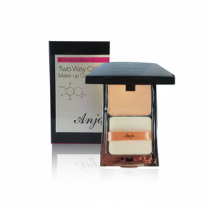 ANJO Korean Cosmetics Two Way Cake 3-Color Freshening Natural Skin Cover BB Cream Makeup Lightening Whitening Pressed <b>Powder</b> - Product Image 2