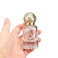 Botol Parfum Sampel 30ML Berbahan Dasar Vulkanik, Tersedia, Tutup Ulir, Botol Semprot Kaca Kosong Portabel dengan Nozzle