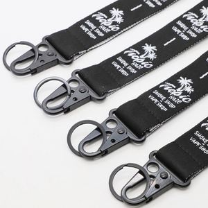Fully Customizable Jacquard Wrist <b>Lanyard</b> Premium Woven Key Holder Reusable Promotional Item for Corporate Identity - Product Image 2