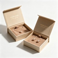 Boîte cadeau en papier de luxe avec fermeture magnétique, recyclable, personnalisée, pour collier, bague, bijoux, boucles d'oreilles, bracelet