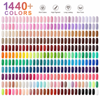 ABRLTINO PRO 15ml 1440 Couleurs Gel Coloré Sans Odeur Soak-Off Longue Durée Vernis Gel UV Marque Privée Peinture Ongles
