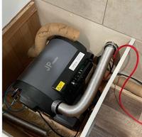 JP Populaire Nouveau noir 4kw 12v air et eau diesel combi chauffage pour RV camping-car van caravane similaire à truma