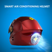Casque de moto Super Suptember avec ventilateur à cellules solaires intégré, les motocyclistes utilisent un casque de moto ABS intelligent,