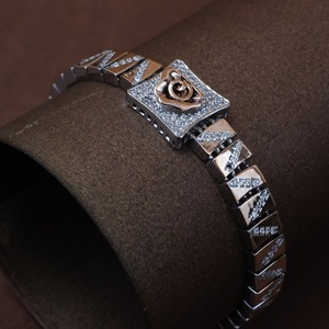 Premium Fashion <b>Silver</b> Bracelet Elegant Wrist Jewelry <b>for</b> Women and <b>Men</b> Suitable <b>for</b> Daily and Occasion Wear - Product Image 3