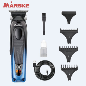 Nouvelle <span class=keywords><strong>tondeuse</strong></span> à <span class=keywords><strong>cheveux</strong></span> électrique professionnelle de qualité salon d'<span class=keywords><strong>Amazon</strong></span>, rechargeable par USB, lames en acier inoxydable, autonomie de 3 heures pour hommes - Product Image 2