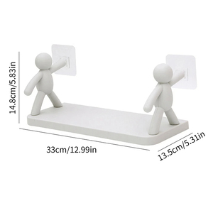 Nouvelles <span class=keywords><strong>étagère</strong></span>s <span class=keywords><strong>de</strong></span> <span class=keywords><strong>rangement</strong></span> créatives pour <span class=keywords><strong>salle</strong></span> <span class=keywords><strong>de</strong></span> <span class=keywords><strong>bain</strong></span>, <span class=keywords><strong>étagère</strong></span>s mignonnes en forme <span class=keywords><strong>de</strong></span> poupée blanche, <span class=keywords><strong>étagère</strong></span>s autocollantes pour cosmétiques <span class=keywords><strong>de</strong></span> <span class=keywords><strong>salle</strong></span> <span class=keywords><strong>de</strong></span> <span class=keywords><strong>bain</strong></span> - Product Image 2