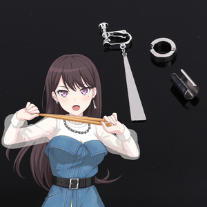 Disfraces de Riki Tachibana de Main Saint con Clips para Orejas y Pendientes Triangulares, BanG Dream, Takamatsu Ryo y Rena <span class=keywords><strong>Mygo</strong></span> - Product Image 1