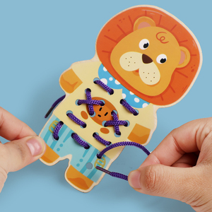 Ensemble de perles à lacer créatives de <span class=keywords><strong>dessin</strong></span> <span class=keywords><strong>animé</strong></span>, jeu éducatif multifonctionnel pour le développement de la motricité fine, pour les tout-petits et les enfants d'âge préscolaire - Product Image 3