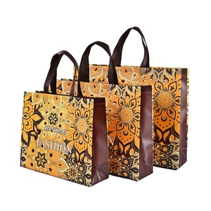 Bolsas de Mano Plegables de Lona con Asas y Logotipo Personalizado de Alta Calidad, Bolsas de Compra - Product Image 1