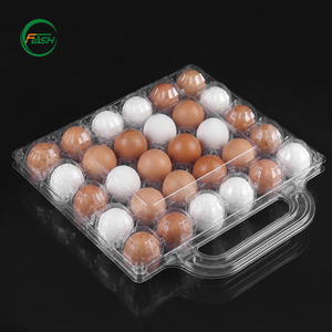 Portauova Individuale in PET con Manico, Contenitore Antiurto per 30 Uova, Imballaggio Trasparente in Plastica per Piccole Fattorie - Product Image 4