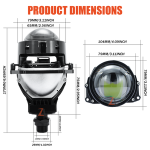 Projecteur Bi-LED 12V H/L Beam Zdp07 42000Lm 6000K 3.0 pouces pour voiture H4 H7 <span class=keywords><strong>Hb3</strong></span> 9005 IP67 - Product Image 6
