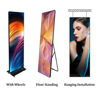 Schermo LED HD Portatile per Interni P2 P2.5 ad Alta Luminosità, Dimensioni Personalizzabili, Display LED Intelligente per Pubblicità