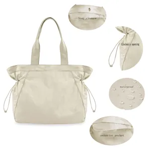 Ready To Ship 18L Side Cinch Shopper Bags Weekend Lightweight Luggage Duffle Handbag for Shopping Workout Beach Travel