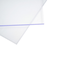 Azulejos de techo transparente PS LED transparente Perspex Panel de luz difusa impermeable ignífugo termoformado hojas de plástico corte personalizado