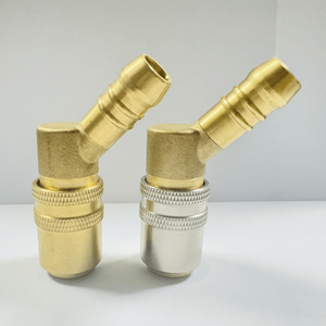 Piezas de molde de precisión, accesorios de manguera de 45 grados, conector hidráulico de latón de acoplamiento rápido Z80/13/45 - Product Image 5