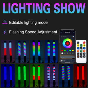 应用遥控器<span class=keywords><strong>2.2</strong></span>英寸1/2/3英尺COB脂肪鞭灯越野RGB追逐北极星RZR Can-Am小牛X3的发光二极管鞭灯 - Product Image 4