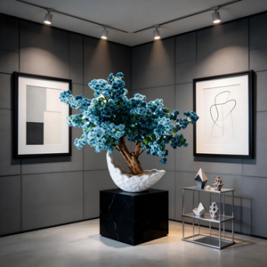 نباتات اصطناعية للزينة - متينة وصديقة للبيئة، مصنوعة من البلاستيك الخفيف الوزن عالي المحاكاة للاستخدام الداخلي في عيد الشكر وعيد الميلاد - Product Image 5