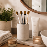 Brosse à dents manuelle pour adultes de haute qualité, vente en gros, couleur unie personnalisée, poils souples pour un nettoyage en profondeur, pour les soins bucco-dentaires à domicile