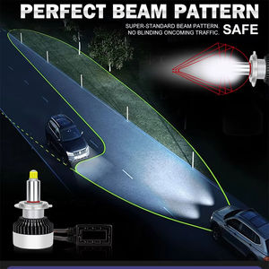 <span class=keywords><strong>Nuevo</strong></span> faro Led de 100W de alta potencia modificado de haz Alto y Bajo H7 H4 H11 para coche 360 - Product Image 4