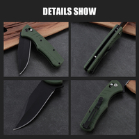 Couteau pliant de survie portable Hongrui 2026, nouveau style, en acier inoxydable 3Cr13 avec manche en plastique, pour camping et activités de plein air