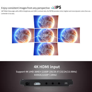 FEELWORLD FW760 Monitor Kamera 7 Inci IPS 4K HDMI Full HD 1920x1200 Monitor Lapangan untuk Kamera <span class=keywords><strong>DSLR</strong></span> Langsung dari Pabrik OEM - Product Image 5