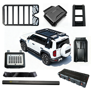 Aluminum Car Roof Luggage Rack <b>Baskets</b> Side Ladder Side Box Side Tent Roof Box Loading Series <b>for</b> Leopard 5 - Product Image 1