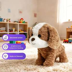 Fortschrittliches Großes KI-Modell Plüschhund Bewegungsaktiviertes Sprechendes Spielzeug für Kinder zur Kognitiven Entwicklung - Product Image 5