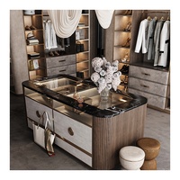 Armoire bébé en bois de noyer haute, amovible, à porte simple, avec miroir