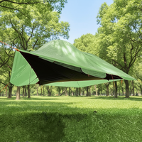 Hamac triangulaire en nylon durable, hamac de camping portable, hamac avec moustiquaire, chaise suspendue