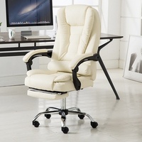 Chaise de bureau ergonomique en cuir avec soutien lombaire réglable, chaise de direction robuste avec accoudoirs rabattables et siège plus large, chaises réglables