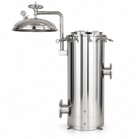 Boîtier de filtre à sac en acier inoxydable de qualité alimentaire pour la bière, le jus, le sirop, l'huile comestible et le traitement des boissons