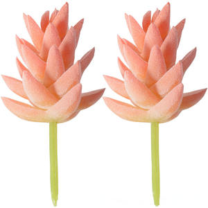 Plantas suculentas artificiales realistas, adornos de plástico para oficina, bonsái artificial de larga duración, plantas en maceta con maceta, decoración verde - Product Image 5