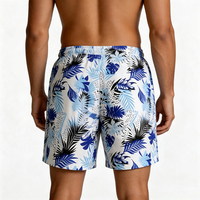 Shorts de bain imprimés intégralement, conception OEM, séchage rapide, extensibles dans 4 directions, taille mi-haute, pour hommes, été, surf, vente en gros