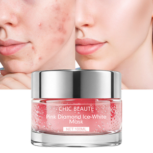 CHIC BEAUTE <span class=keywords><strong>Masque</strong></span> Gel de Nuit Repulpant, Hydratant et Éclaircissant à l'Acide Hyaluronique et au Lysate de Ferment de Bifida Rose, Marque Privée - Product Image 1
