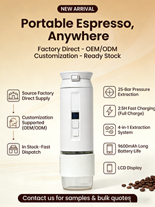 Cafetera Eléctrica Portátil Recargable, Máquina de Espresso Inalámbrica con 30 Bares de Presión, Autocalentamiento, para Viajes al Aire Libre y Automóvil - Product Image 3