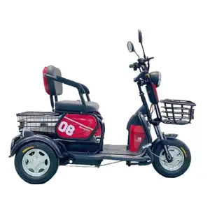 China Manufactory Classic Mobility 3 Wheel Scooter Tricycle with Big Bastket/ 3 Wheel Enclosed Motorcycle